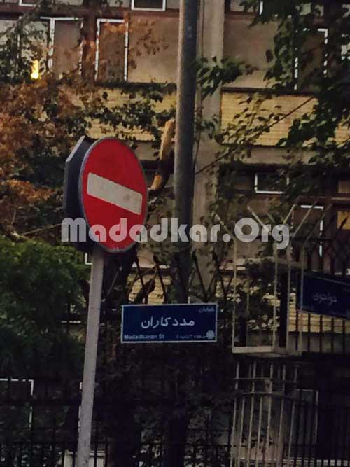 نامگذاری خیابانی در تهران به نام «مددکاران»
